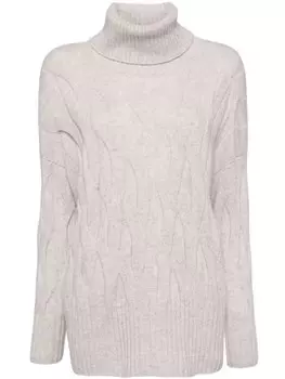 N.Peal кашемировый кардиган Myla, нейтральный цвет