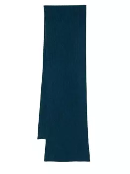 N.Peal кашемировый шарф в рубчик, синий