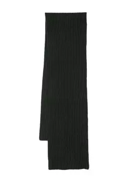 N.Peal кашемировый шарф в рубчик, зеленый