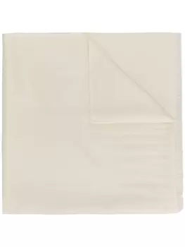 N.Peal шаль с бахромой, белый