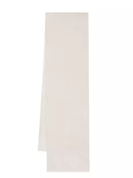 N.Peal шарф в рубчик, нейтральный цвет