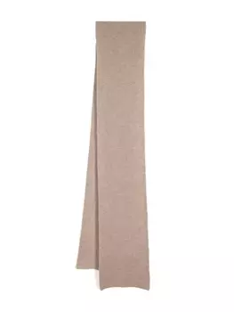 N.Peal шарф в рубчик, нейтральный цвет