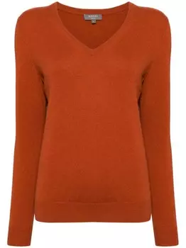 N.Peal свитер из органического кашемира, коричневый