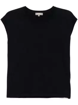 N.Peal топ с рукавами кап, синий