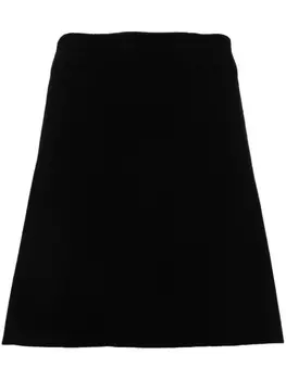 N.Peal трикотажная мини-юбка, черный