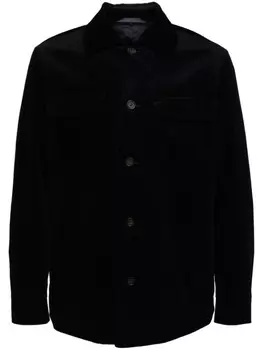 N.Peal вельветовая рубашка, синий
