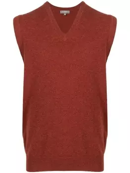 N.Peal жилет из органического хлопка, красный