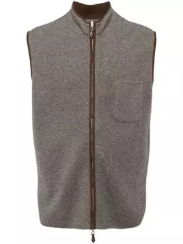 N.Peal жилет Shaftsbury, серый