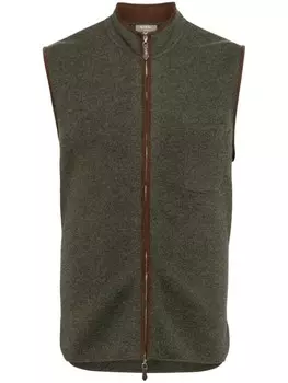 N.Peal жилет Shaftsbury, зеленый