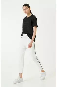 N-tech Knitwear Белые спортивные штаны Network, белый