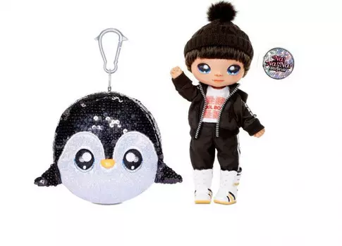 На! На! На! Кукла-сюрприз 2-в-1 с помпоном — блестящий пингвин Na! Na! Na! Surprise