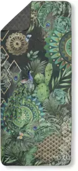 Набедренное дорожное полотенце "Botalia", (1 шт.), мандала Hip 50х100 см (1 шт.), зеленый