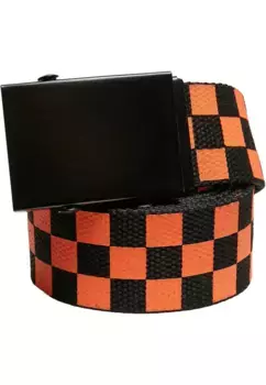 Набедренный ремень URBAN CLASSICS " Urban Classics Unisex Check And Solid Canvas Belt Belt, 2 шт.", оранжевый