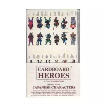 Набор №12 — Японские иероглифы, Cardboard Heroes