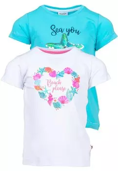 НАБОР 2 – принт на футболке 2 PACK Salt and Pepper, цвет multi colour