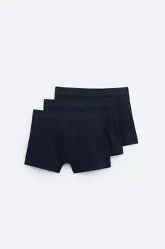 Набор 3 базовых боксеров ZARA, темно-синий