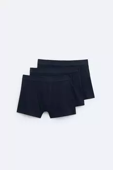 Набор 3 базовых боксеров ZARA, темно-синий