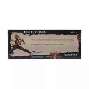 Набор 3 для ролевой игры «Знак героев» — карта 4 из 10, «Железная стойкость», Eberron (d20)