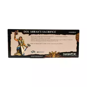 Набор 3 для РПГ «Знак героев» — карта 2 из 10, «Жертвоприношение Дол Арры», Eberron (d20)