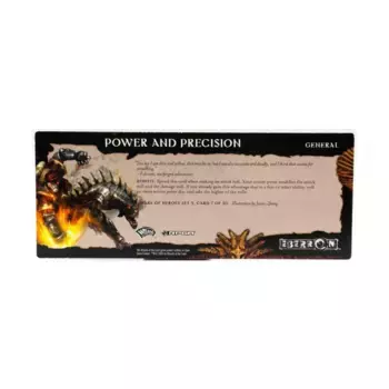 Набор 3 RPGA Mark of Heroes — карта 7 из 10, сила и точность, Eberron (d20)