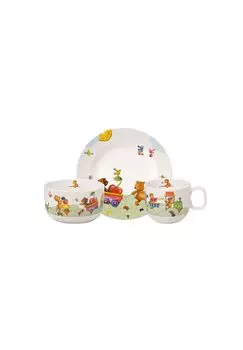 Набор 3 шт. EF Голодный как медведь Villeroy & Boch, bunt