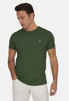 НАБОР 3 Williot, базовая футболка Williot, лесно-зеленый, бордо-темно-синий Golden