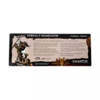 Набор 4 Mark of Heroes RPGA — карта 7 из 10, «Идеальный маневр», Eberron (d20)