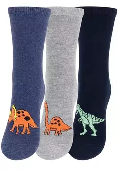 НАБОР 6 носков DINOS 6 PACK DINOS Cotton Prime, цвет bunt