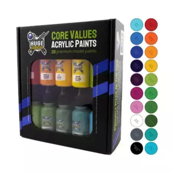 Набор акриловых красок «Основные ценности», Paint & Paint Sets (Huge Miniatures)