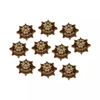 Набор активированных жетонов — коричневый, Warhammer AoS - Warcry Tokens and Accessories