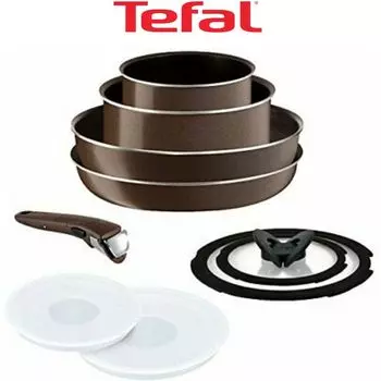 Набор алюминиевой посуды Tefal Ingenio Asia Toba, 9 предметов