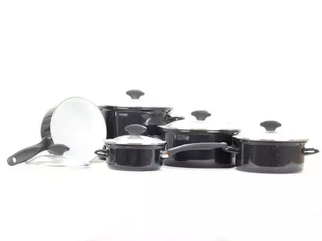 Набор эмалированной посуды Belis Стандарт Плюс 5 предметов