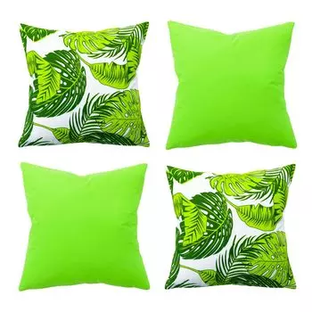 Набор Amilian из 4 предметов, 40х40 см, 16х16 дюймов, декоративная подушка, декоративная подушка с наполнителем с чехлом, диванная подушка для гостиной, детское украшение, зеленый
