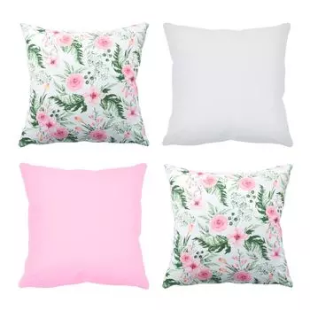 Набор Amilian из 4 предметов, 40x40 см, 16x16 дюймов, декоративная подушка, декоративная подушка с наполнителем с чехлом, диванная подушка для гостиной, детское украшение, розовый