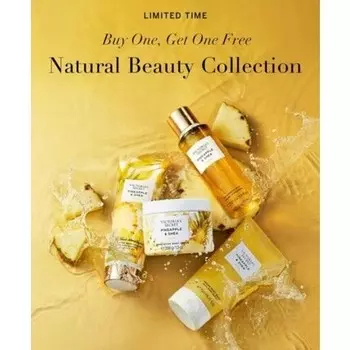 Набор «Ананас и Ши» Лосьон для тела Спрей для тела Скраб для тела Victoria's Secret