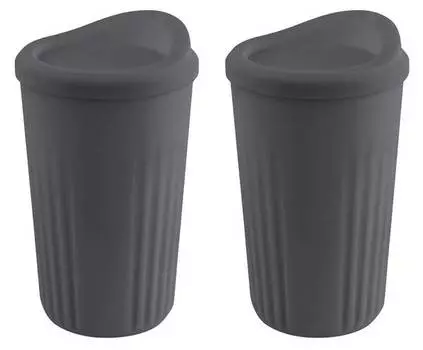 Набор aps из 2 многоразовых стаканчиков. Aps, серый