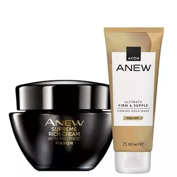 Набор Avon Anew Ultimate Supreme [Омолаживающий крем + маска]