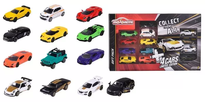 Набор автомобилей MAJORETTE, серия 9 + 4, автомобили ограниченного выпуска