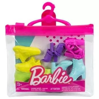 Набор аксессуаров Barbie Doll Shoe Packs Assorted