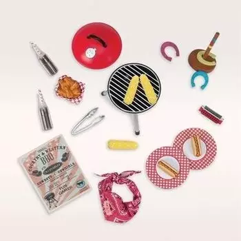 Набор аксессуаров — Barn Dance & Bbq — Гриль с аксессуарами — OurGeneration