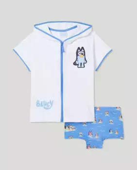Набор Baby boy Bluey Baby El Corte Ingls, белый