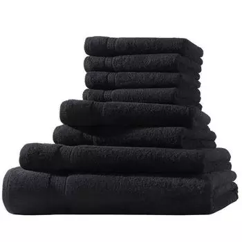 Набор банных полотенец 2 шт., 100 х 150 см, песочный. Mskaan, черный