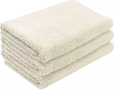 Набор банных полотенец, 3 шт., мятный, 70х140 см, 100% хлопок Zollner, бежевый