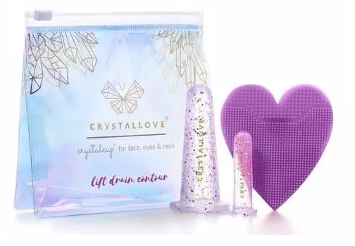 Набор баночек для лица - кристалл CRYSTALLOVE