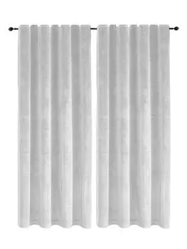 Набор бежевых панельных штор в стиле бохо из 2 винтажных полупрозрачных занавесок-бистро для кухни, коротких штор (Ш * В): 150*100 см Haus und Deko