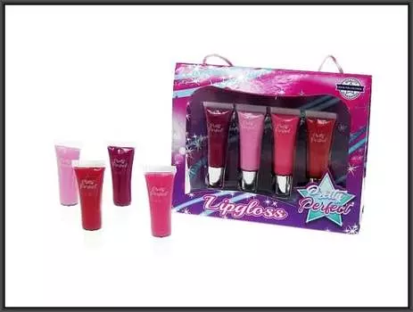 Набор блесков для губ, 4 шт. Hipo