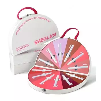 Набор блесков-пламперов для губ Sheglam Pout-perfect Shine, 12 предметов