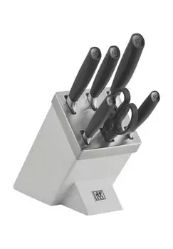 Набор блоков ножей, 7 шт Zwilling, черно-белый