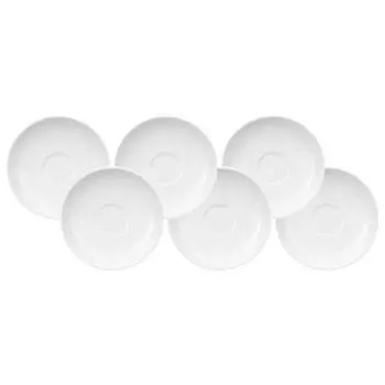 Набор блюдец royal для мокко/эспрессо, 6 шт. Villeroy & Boch, белый