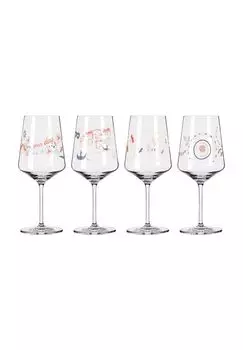 Набор бокалов для аперитива «Летняя пора», 4 шт Ritzenhoff, цвет Orange Blau Weiss